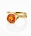 Ring: 750/-GG, Mandaringranat